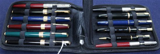 A case of pens